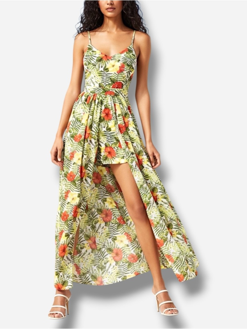 🌸New🌸 Floral Babydoll Romper XOXO Sz XL NWT